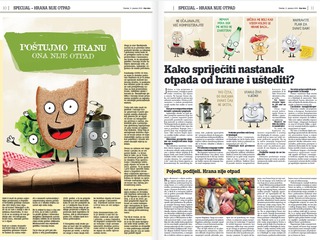 Objavljen članak na tematiku sprječavanja nastanka otpada od hrane i racionalnog korištenja namirnica